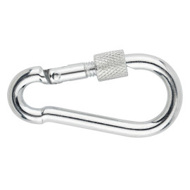 MQ-BS - MOSCHETTONE POMPIERE CON SICURA 080 ( 50 pz.)